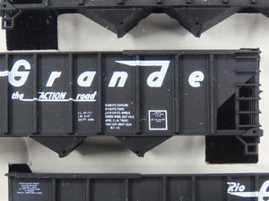 HO Scale Walthers 932-4933 DRGW Rio Grande 100-Ton 4-Bay Hopper Kits 6-Pack #1