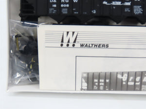 HO Scale Walthers 932-4933 DRGW Rio Grande 100-Ton 4-Bay Hopper Kits 6-Pack #1