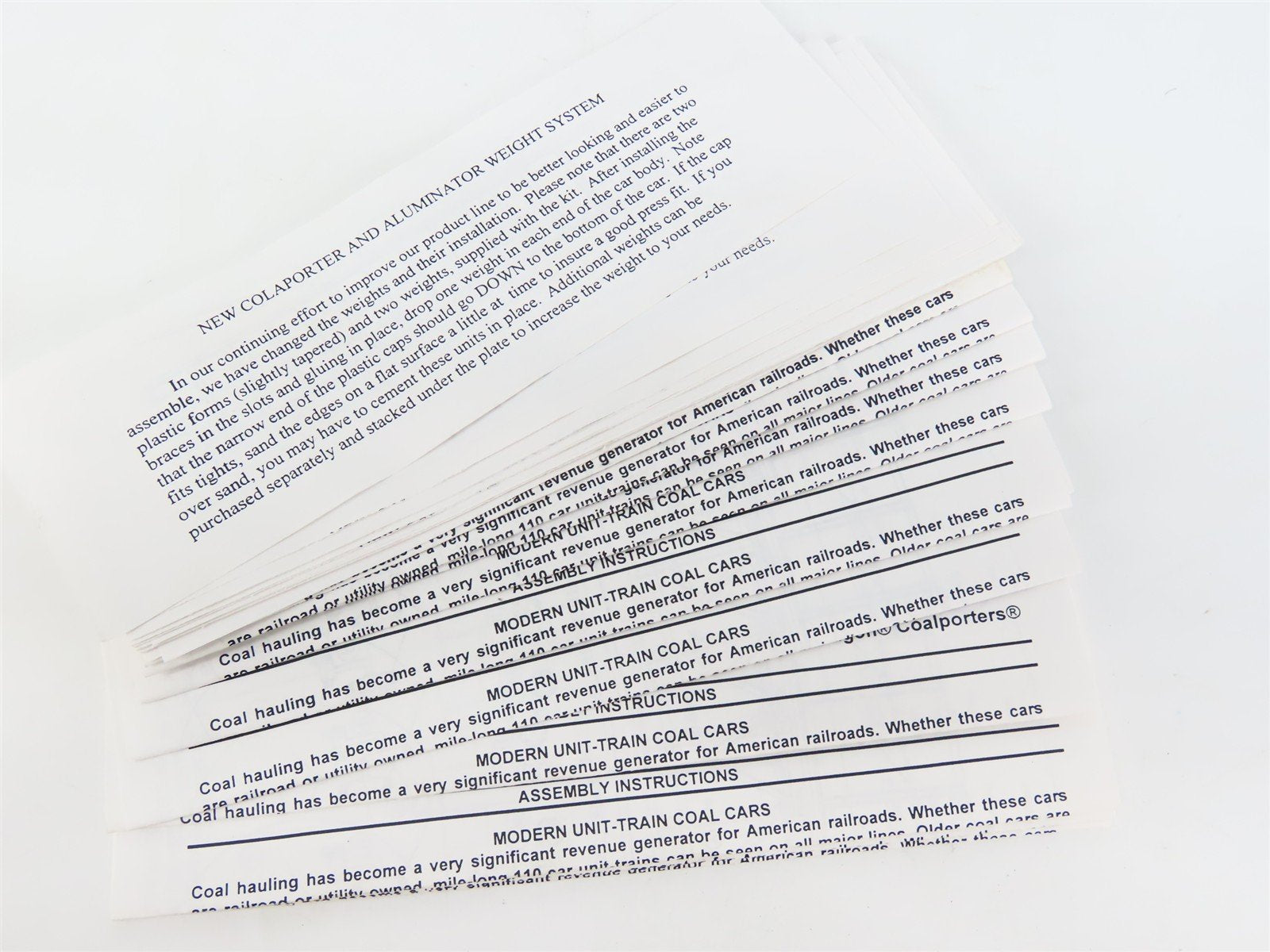 HO LBF Kit 1452 BNSF Burlington Northern Santa Fe Johnstown Coalporter 12-Pack