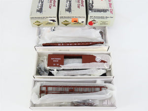 LOT of 3 HO Scale PROTO 2000 Kits L&N/SOU Railroad Box Car & Flat Cars