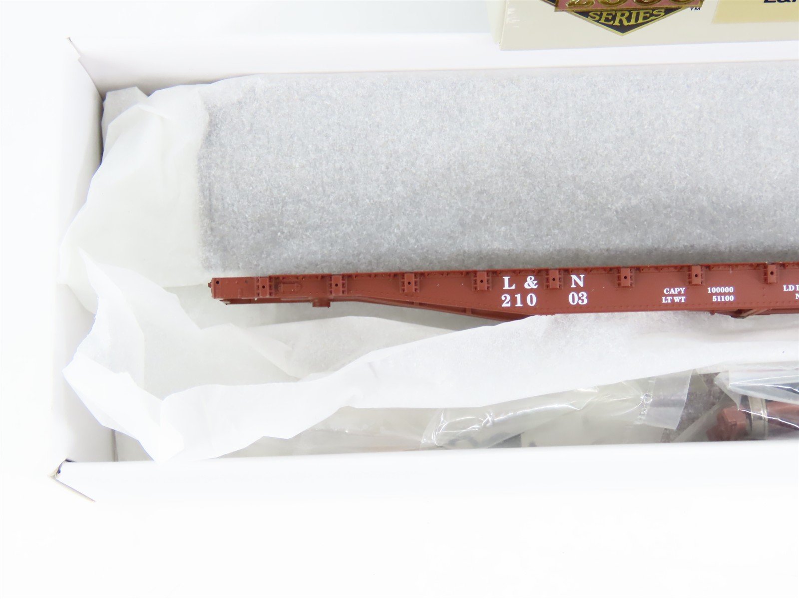 LOT of 3 HO Scale PROTO 2000 Kits L&N/SOU Railroad Box Car & Flat Cars