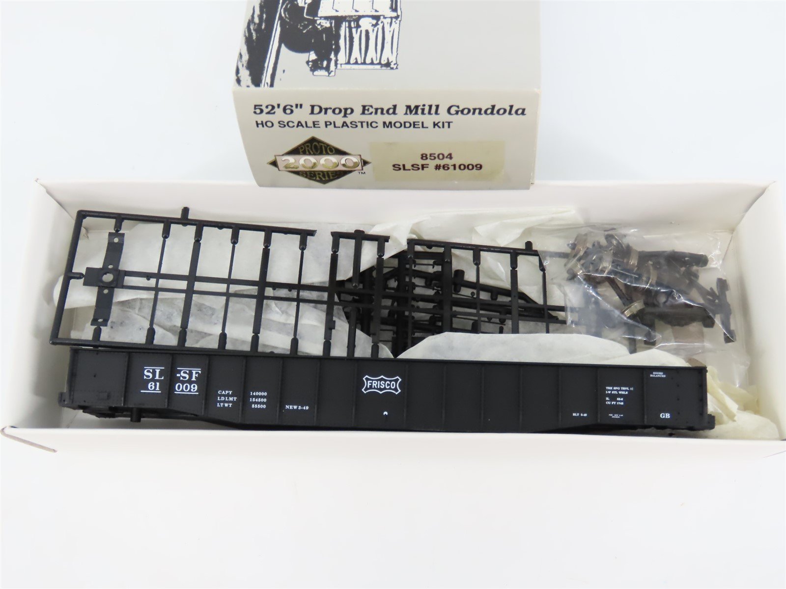HO Scale PROTO 2000 Kit #8504 SL-SF Frisco Railroad 52' 6