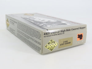 HO Scale PROTO 2000 Kit #21852 ATSF Santa Fe 3-Bay Covered Hopper #308486