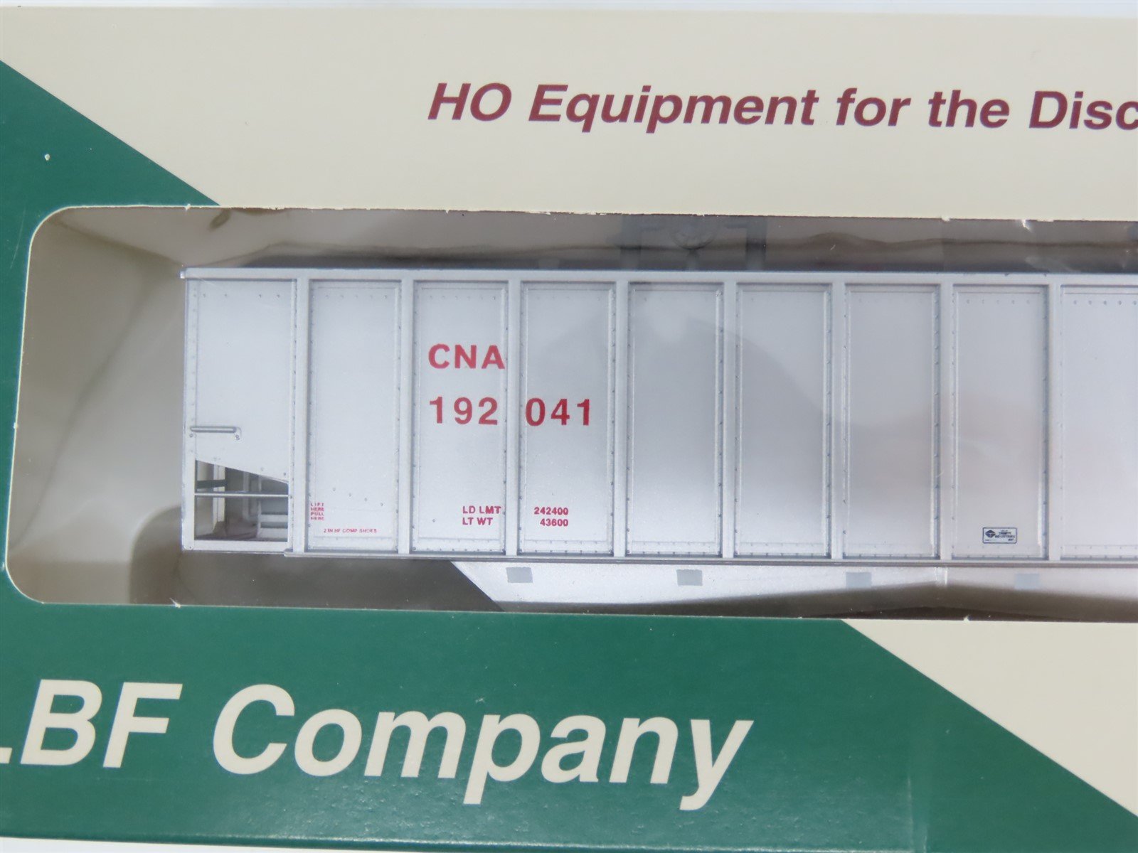 HO Scale LBF Kit #1603 CNA Canadian National Trinity Aluminator Hopper #192041