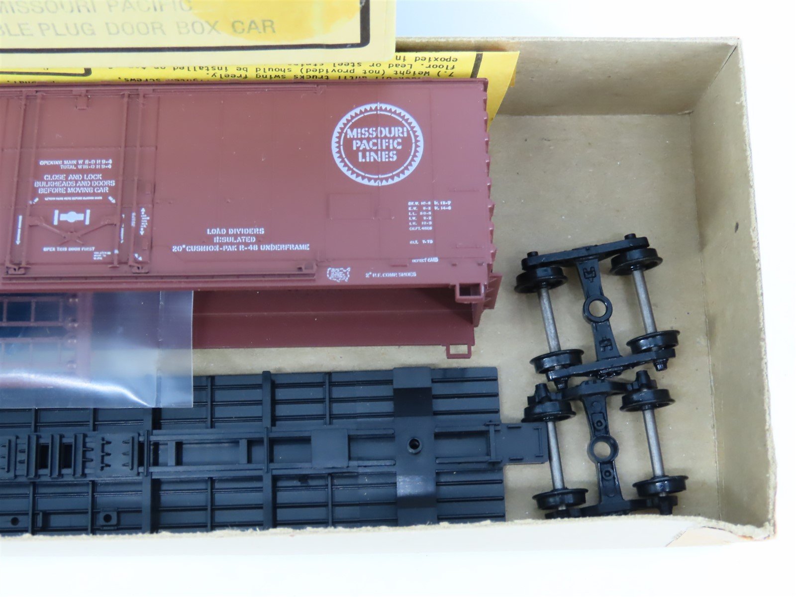HO Scale Details West Kit BC-510 ARMH MP Missouri Pacific 50' Box Car #786912