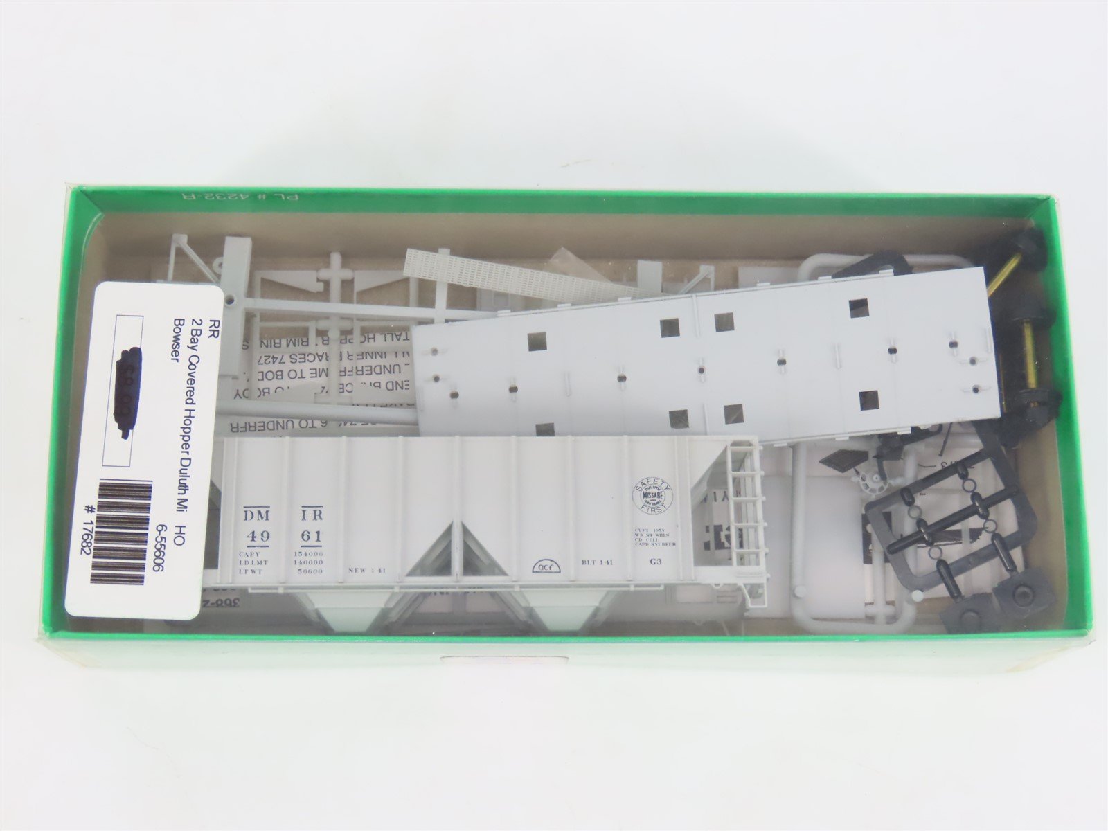 HO Bowser Kit #55606 DMIR Duluth Missabe & Iron Range 2-Bay Hopper #4961 -Sealed