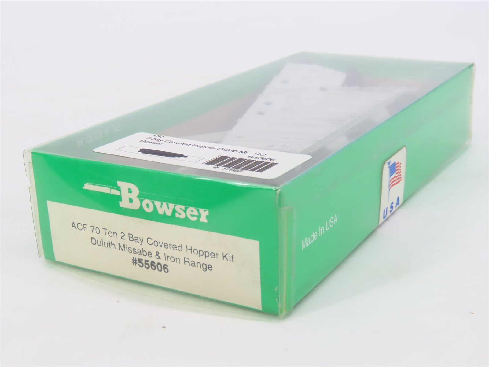 HO Bowser Kit #55606 DMIR Duluth Missabe & Iron Range 2-Bay Hopper #4961 -Sealed