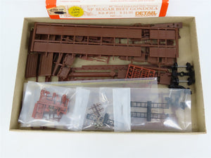 HO Scale Detail Associates Kit #201 SP Southern Pacific Sugar Beet Gondola