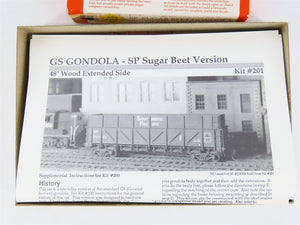 HO Scale Detail Associates Kit #201 SP Southern Pacific Sugar Beet Gondola