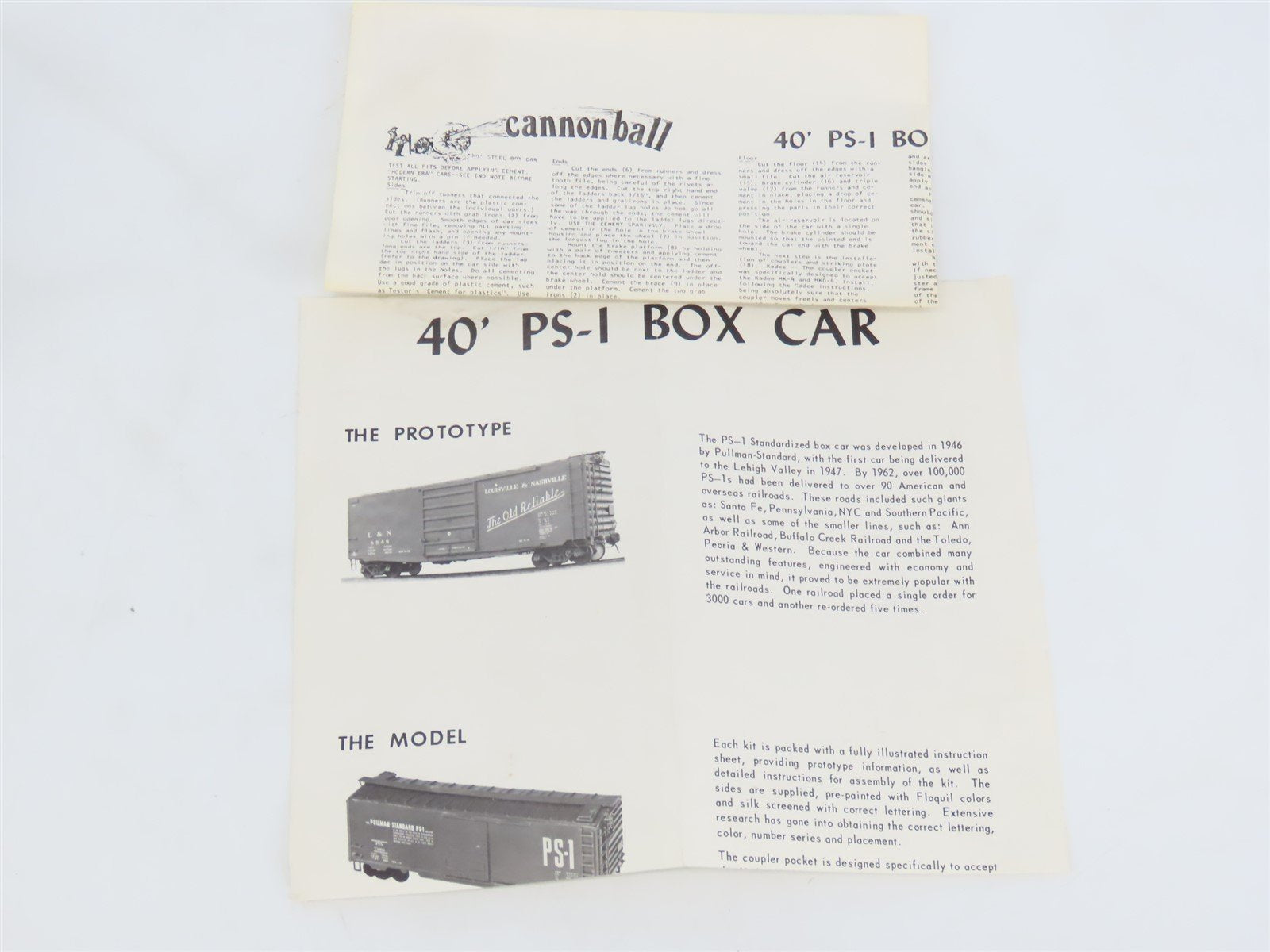 HO Scale Cannonball CCS Kit #41901 CNW Chicago North Western Box Car #24739