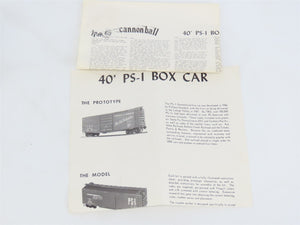 HO Scale Cannonball CCS Kit #41901 CNW Chicago North Western Box Car #24739