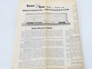 HO Scale Golden Spike Kit G2007-395 CN Canadian National 50' Reefer #16500