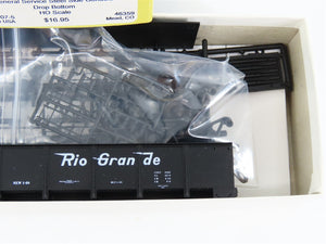 HO Scale Red Caboose Kit RC-5007-5 D&RGW Rio Grande Drop Bottom Gondola #46359