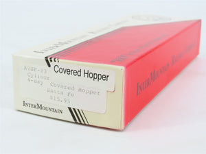 HO Scale InterMountain Kit ATSF-03 ATSF Santa Fe 4-Bay Covered Hopper #313989