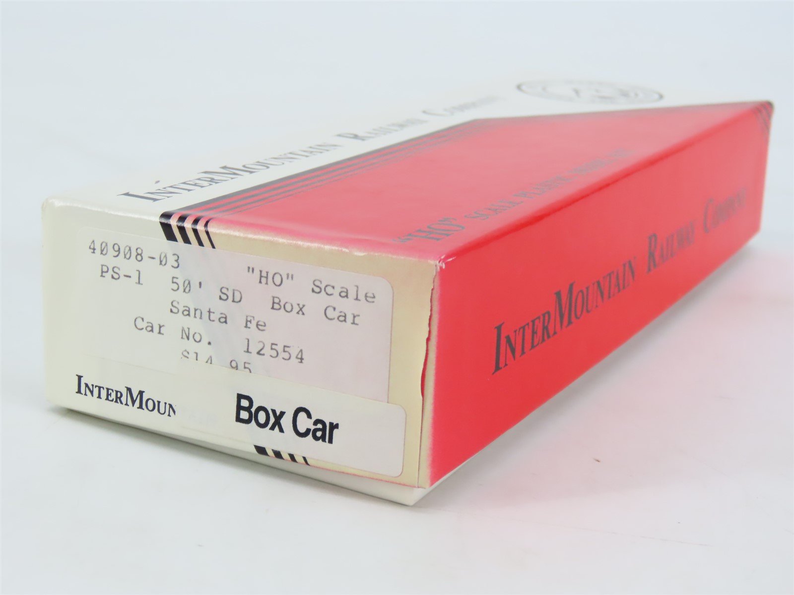 HO Scale InterMountain Kit 40908-03 ATSF Santa Fe 50' Single Door Box Car #12554