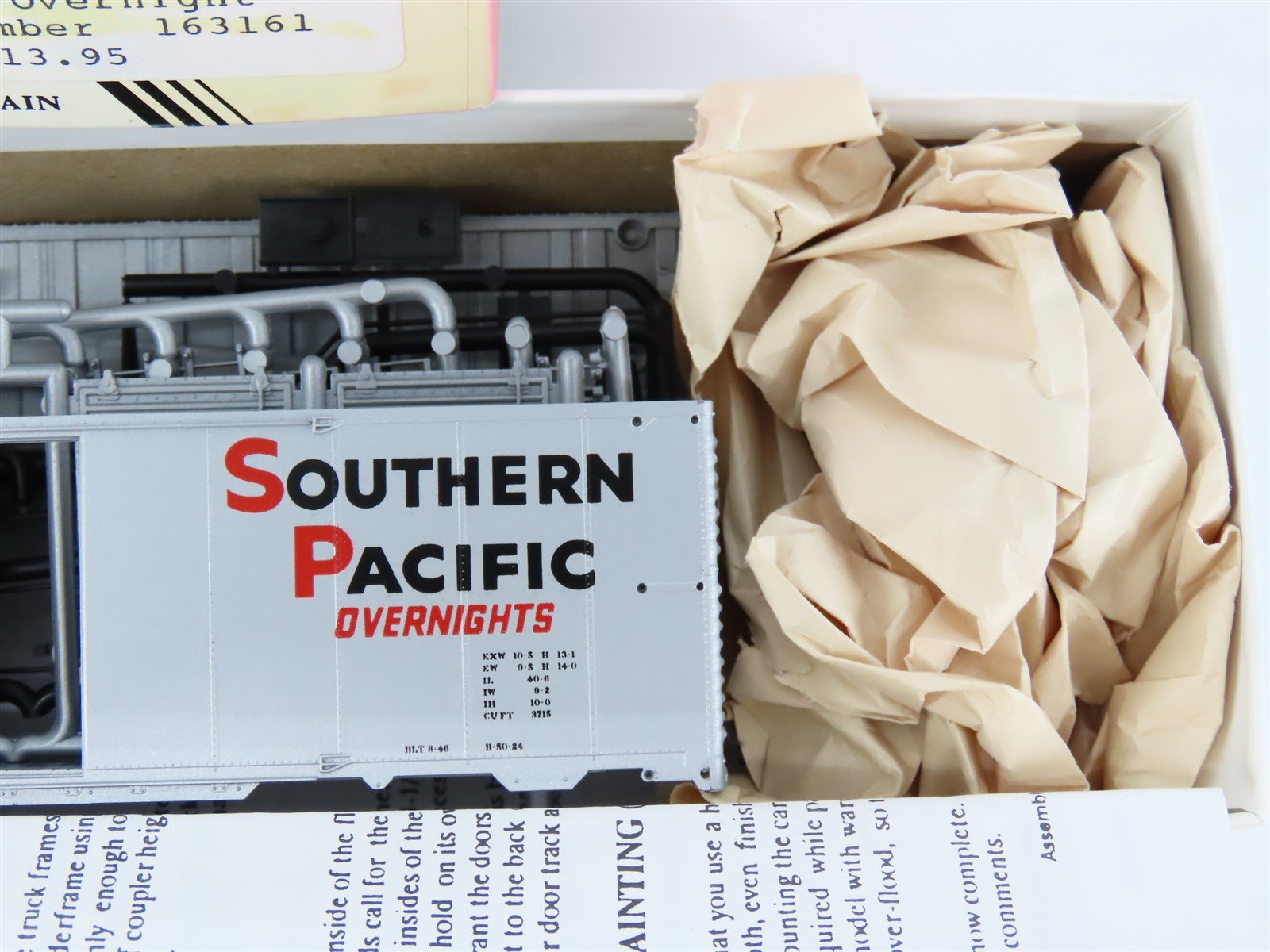HO Scale InterMountain Kit SP-03 SP Southern Pacific Overnight Box Car #163161