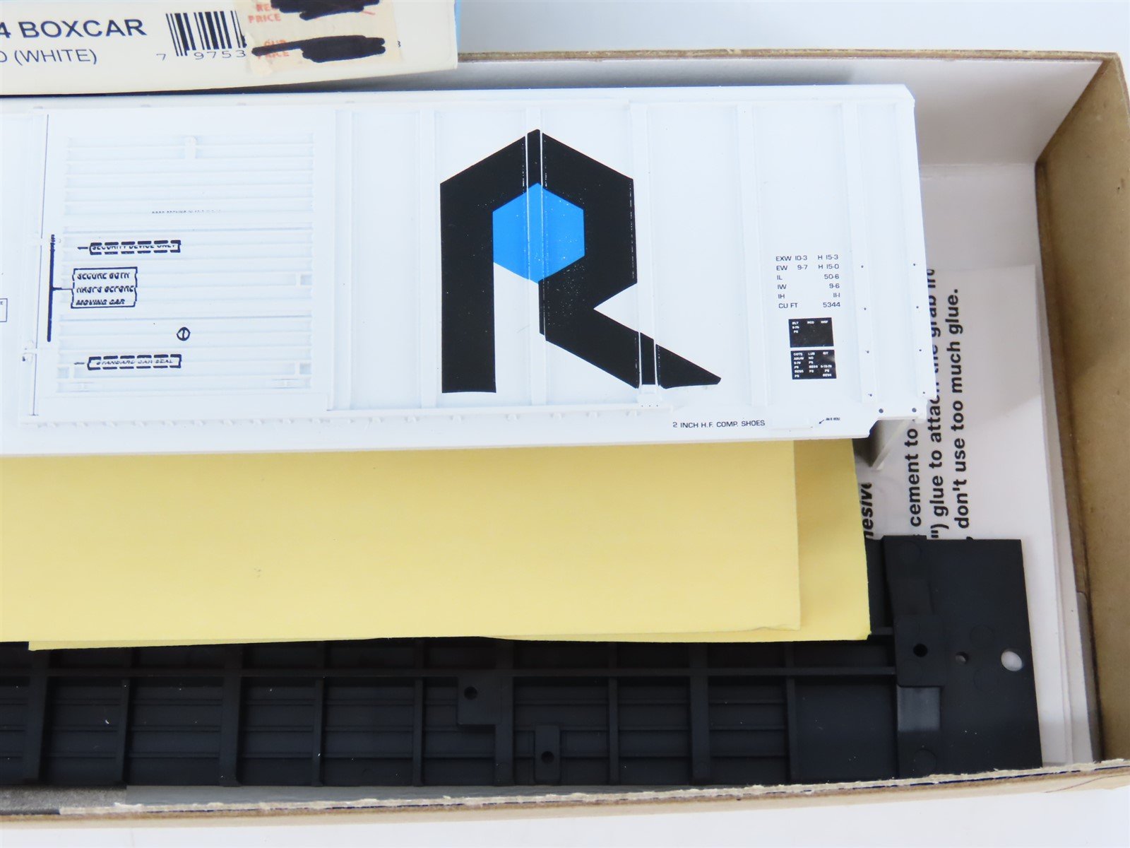 HO Scale Athearn Kit 05808 ROCK Route Rock 50' Single Door Box Car #302237