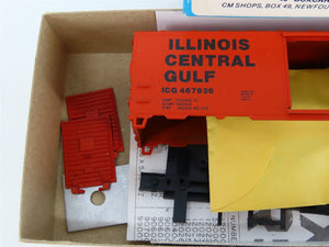 HO Athearn Rail Runner Kit 106 ICG Illinois Central Gulf 40' Box Car #467939