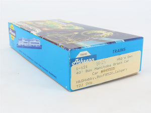 HO Scale Athearn H&D Kit 1-121 CN Canadian National 40' Manitoba Box Car #445525