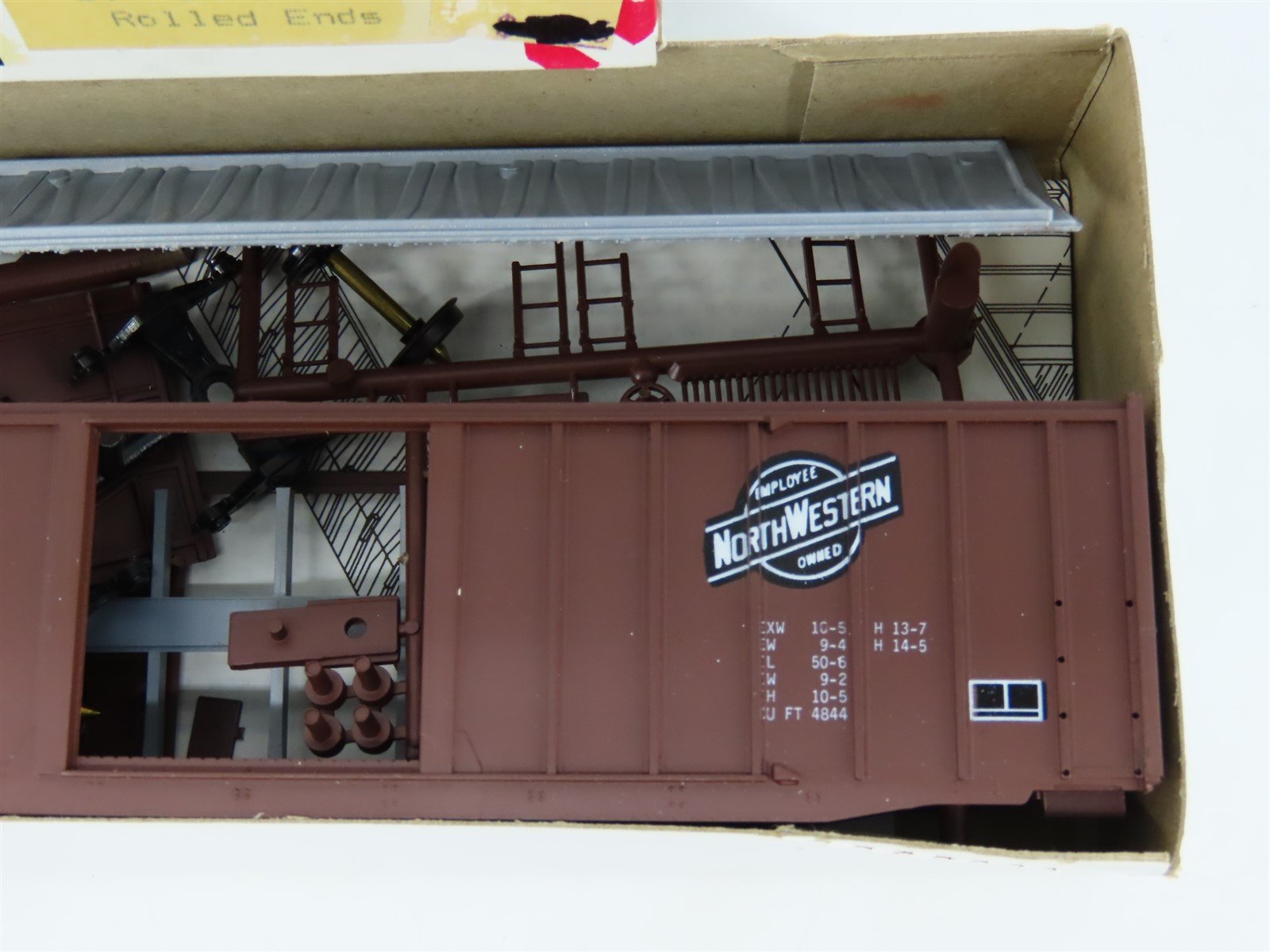 HO Scale McKean Models Kit #904 CNW Chicago & North Western 50' Box Car #155749