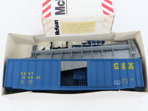 HO Scale McKean Models Kit #908 CSXT CSX 50' Single Door Box Car #129967