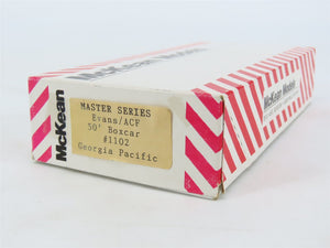 HO Scale McKean Models Kit #1102 USLX Georgia Pacific 50' Box Car #1509