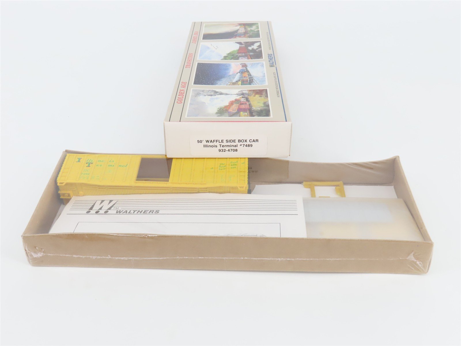 HO Scale Walthers Kit 932-4708 ITC Illinois Terminal 50' Box Car #7489 - SEALED