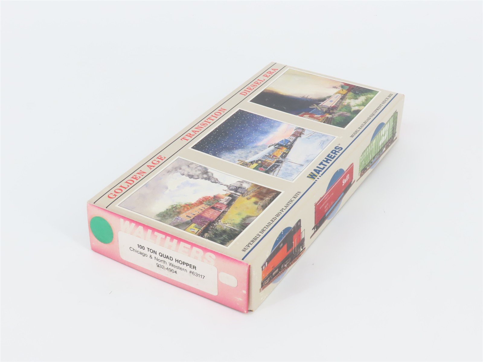 HO Walthers Kit 932-4904 CNW Chicago & North Western 4-Bay Hopper #63117 -SEALED
