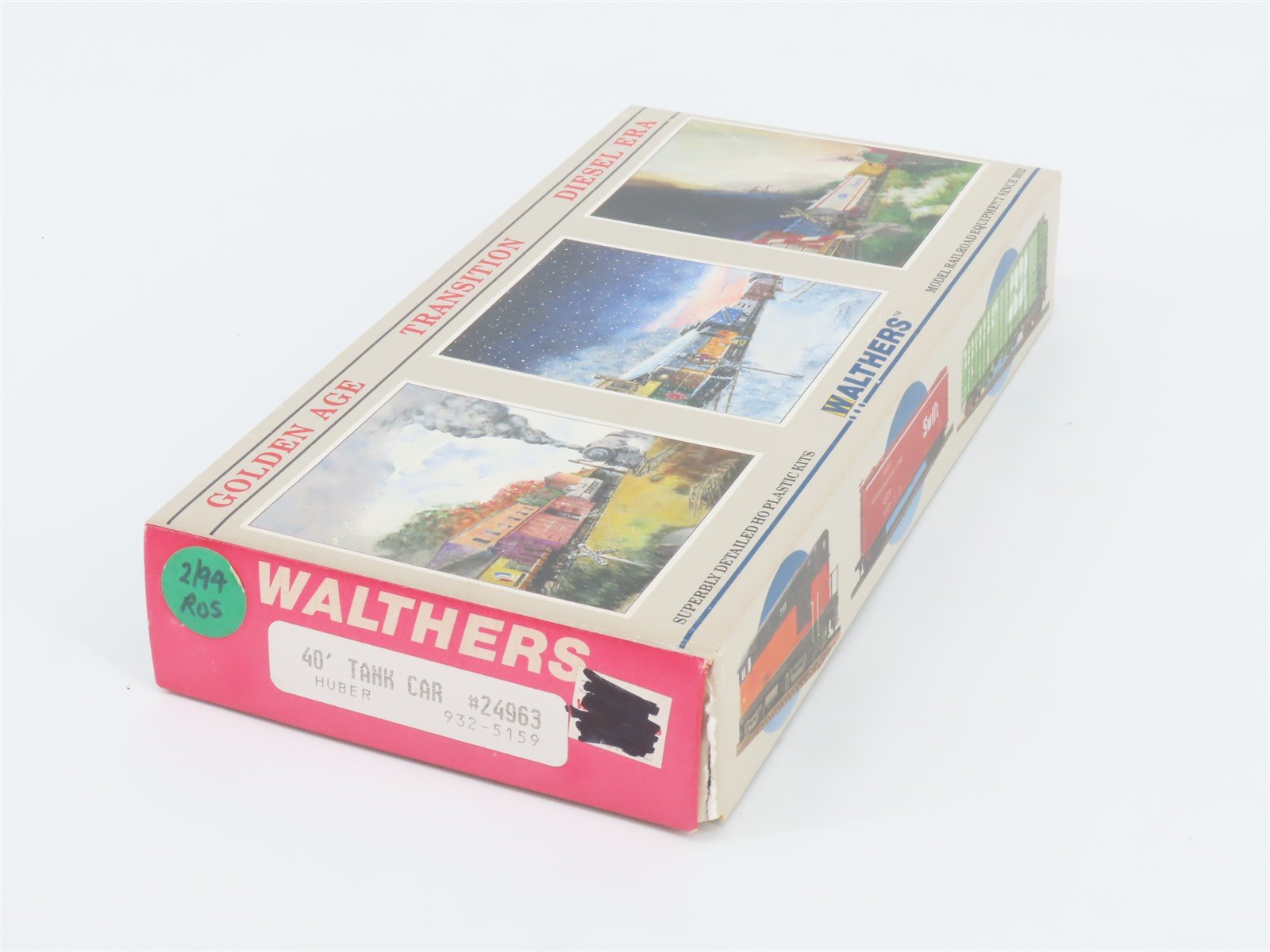 HO Walthers Kit 932-5159 UTLX J.M. Huber 40' Funnel Flow Tank Car #24963 -SEALED