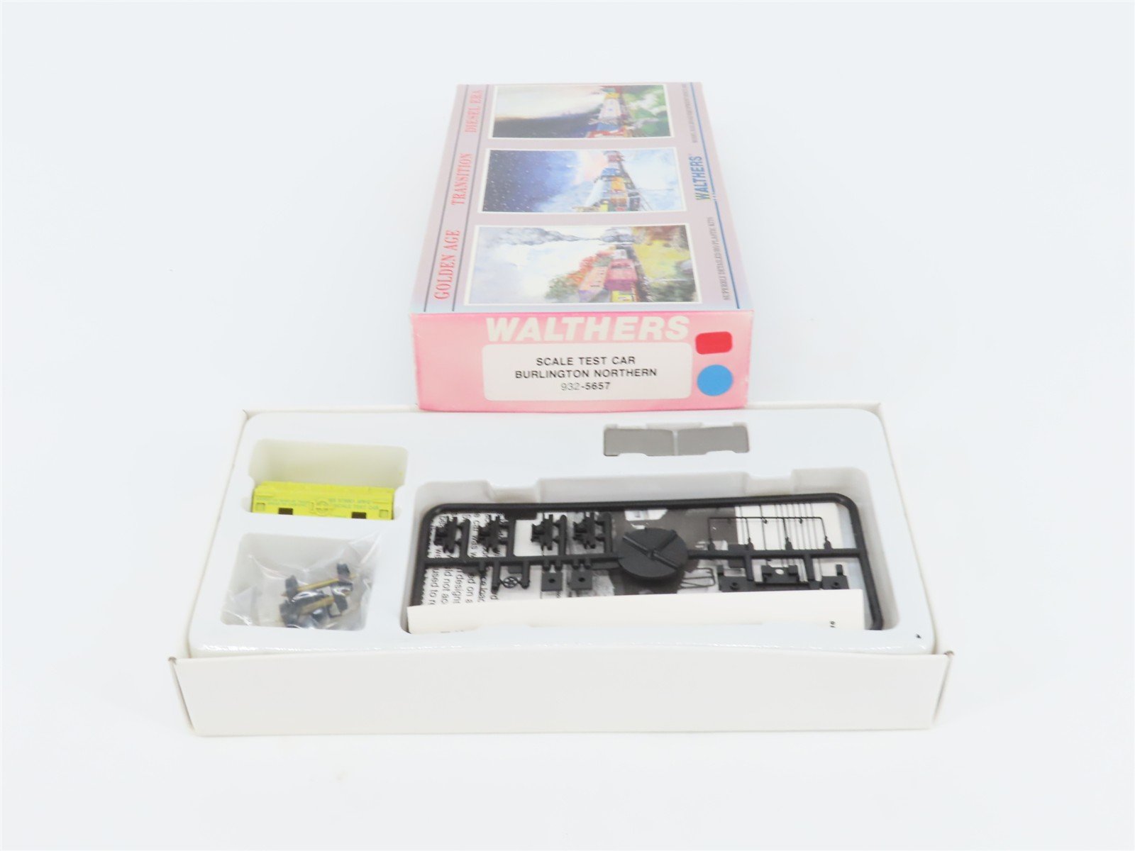 HO Scale Walthers Kit 932-5657 BN Burlington Northern Scale Test Car #979001