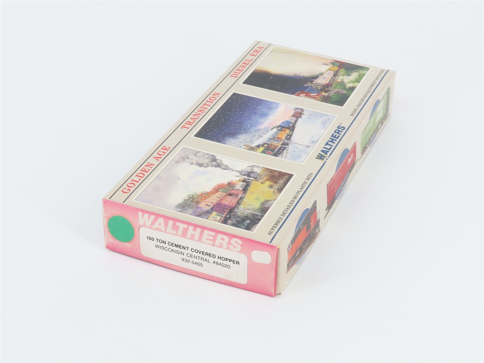 HO Walthers Kit 932-5405 WC Wisconsin Central 2-Bay Covered Hopper #84020 SEALED