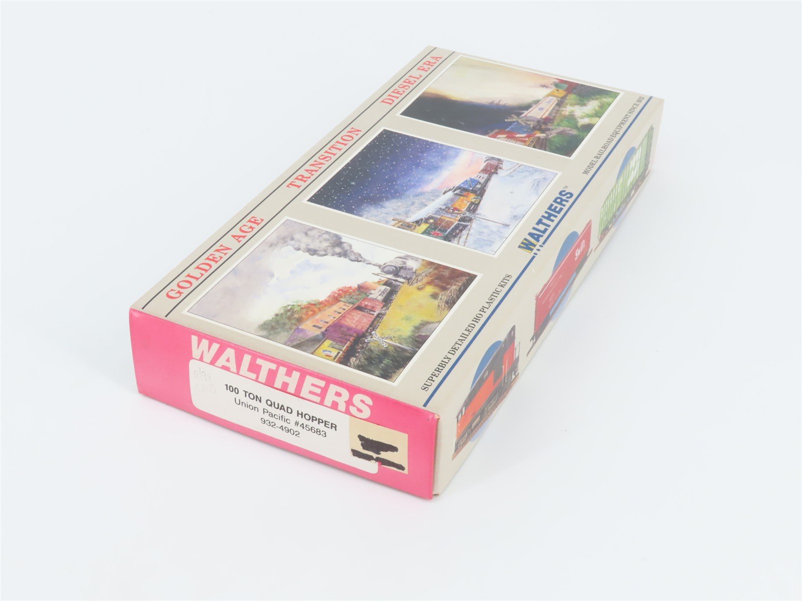 HO Scale Walthers Kit 932-4902 UP Union Pacific 4-Bay Hopper #45683 - SEALED