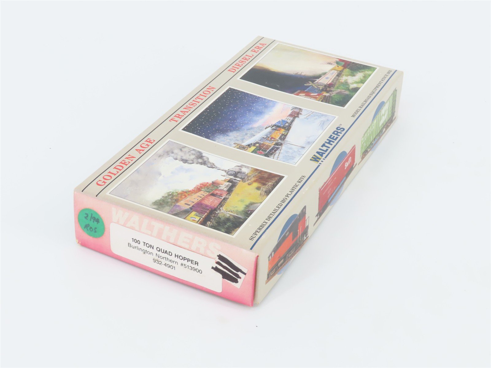 HO Walthers Kit 932-4901 BN Burlington Northern 4-Bay Hopper #513900 - SEALED