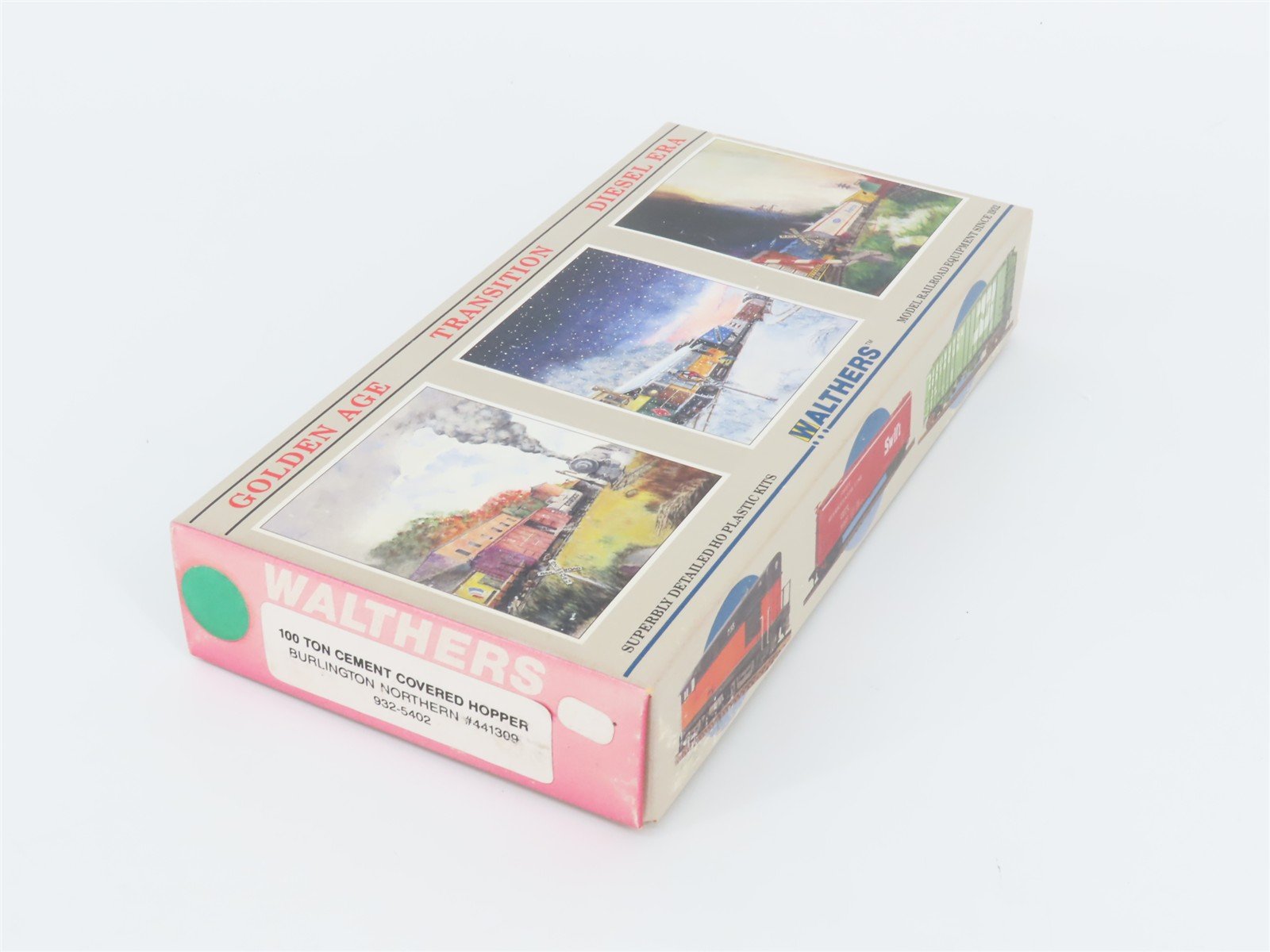 HO Scale Walthers Kit 932-5402 BN Cement 2-Bay Covered Hopper #441309 - SEALED