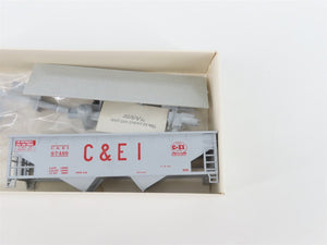 HO Walthers Kit 932-2972 C&EI Chicago Line 36' 2-Bay Offset Hopper #97489 w/Load