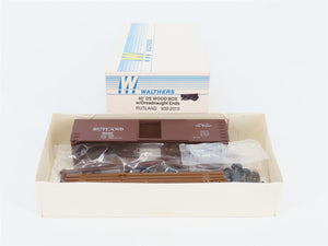 HO Walthers Kit 932-2010 RUT Rutland 40' Double-Sheathed Wood Box Car #8047