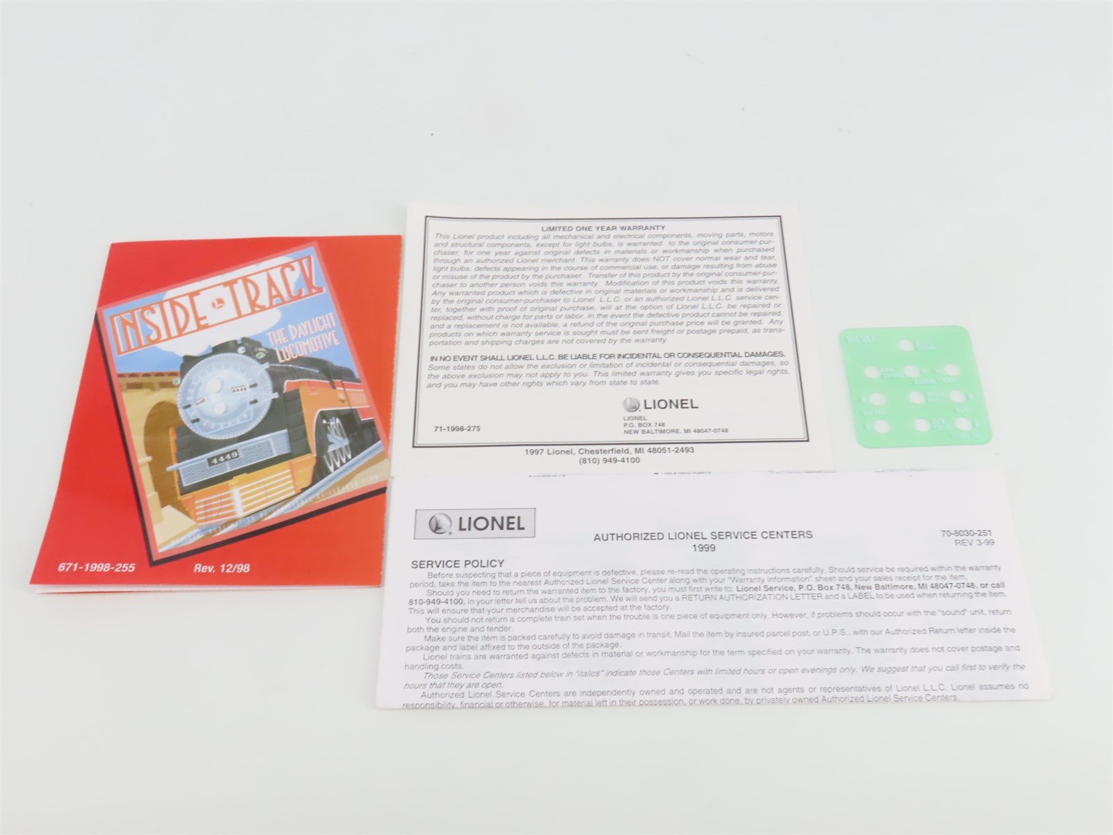 O Gauge 3-Rail Lionel 6-31705 50th Anniversary NYC/Lionel Steam Passenger Set