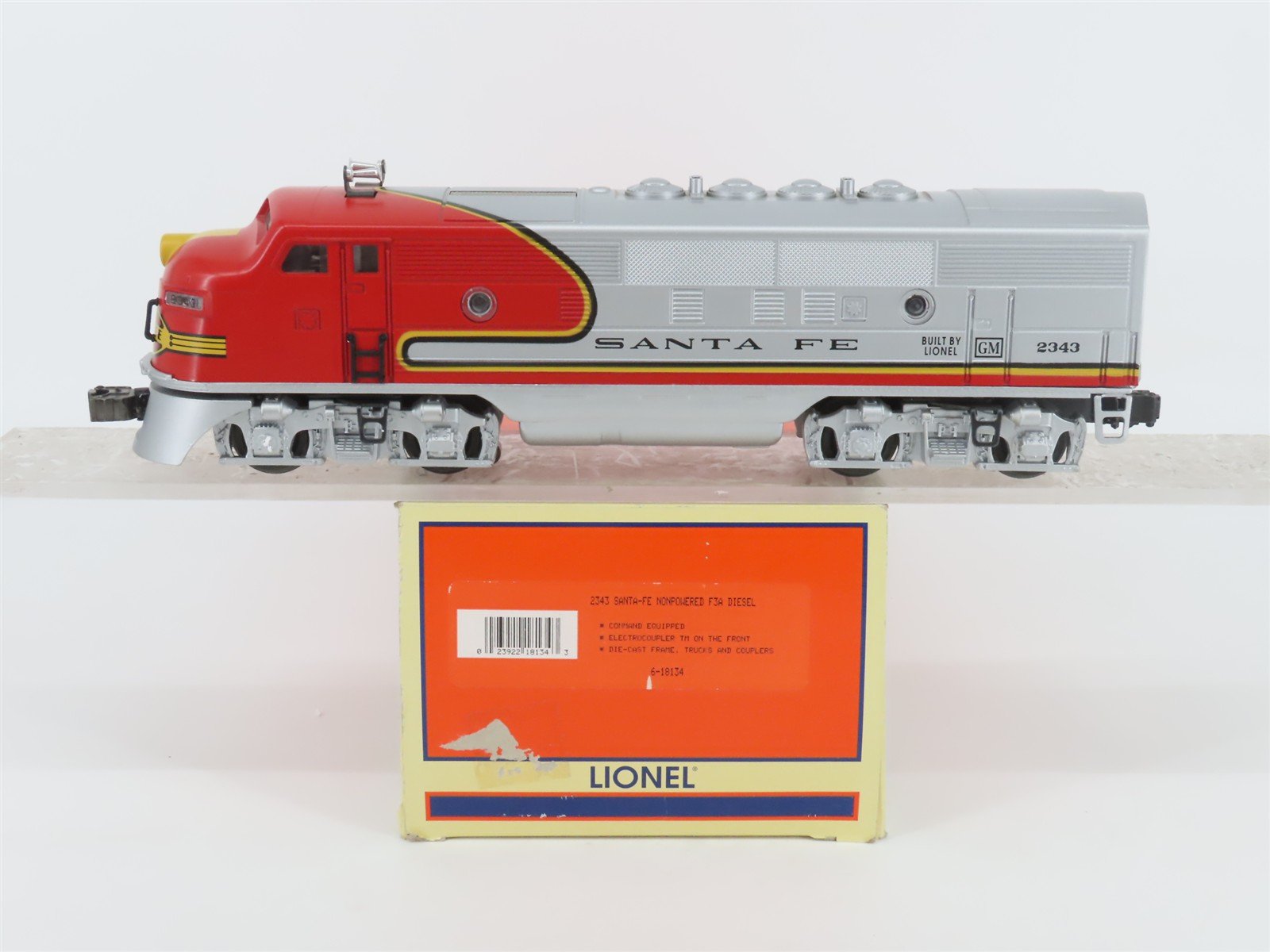 O Gauge 3-Rail Lionel 6-18134 ATSF 