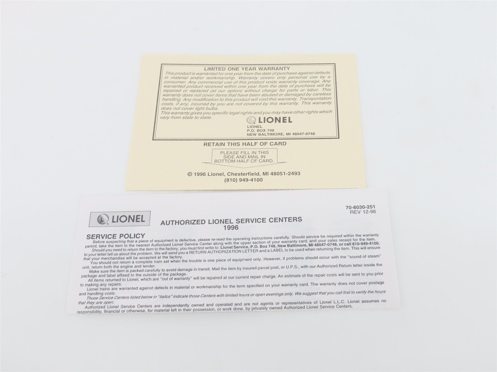 O Gauge 3-Rail Lionel 6-18134 ATSF 