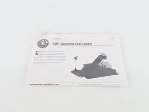 O 1/48 Scale Lionel 6-14004 No. 397 Operating Coal Loader