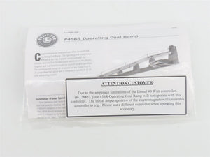O 1/48 Scale Lionel 6-14005 No. 456R Operating Coal Ramp