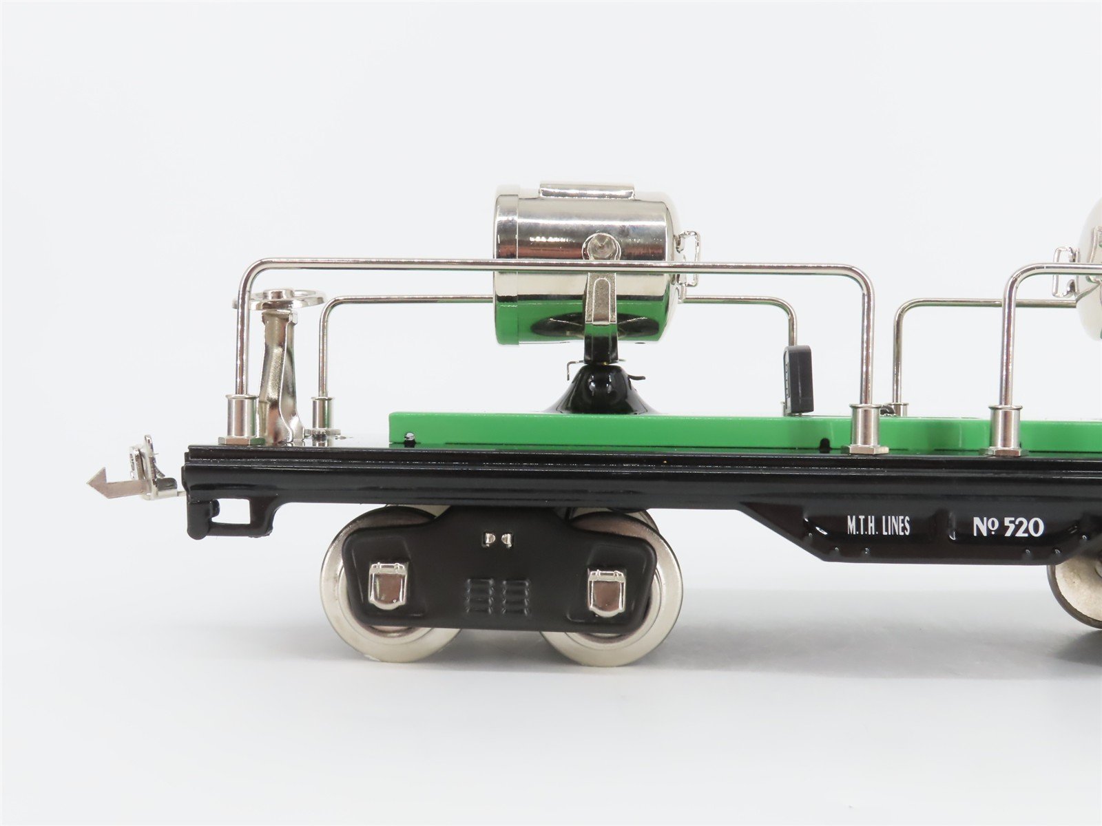 Standard Gauge MTH Tinplate 10-1116 Searchlight Flatcar #520