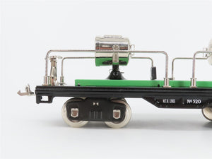 Standard Gauge MTH Tinplate 10-1116 Searchlight Flatcar #520