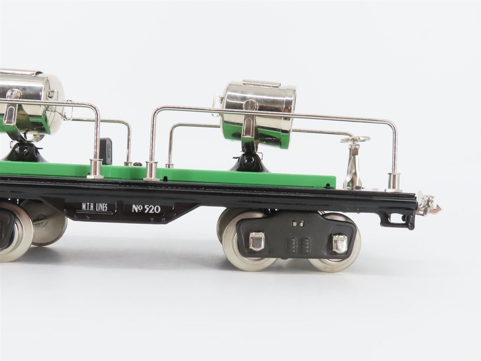 Standard Gauge MTH Tinplate 10-1116 Searchlight Flatcar #520