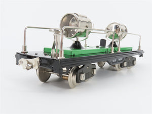 Standard Gauge MTH Tinplate 10-1116 Searchlight Flatcar #520