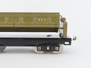 Standard Gauge MTH Tinplate 10-1084 Mojave Dump Car w/ Brass Trim #18