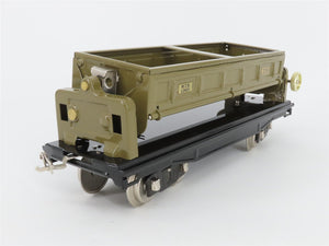 Standard Gauge MTH Tinplate 10-1084 Mojave Dump Car w/ Brass Trim #18