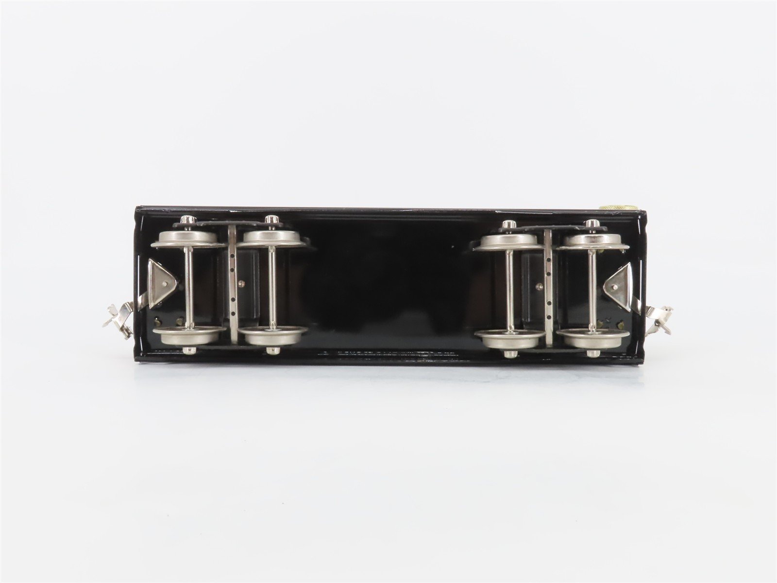 Standard Gauge MTH Tinplate 10-1084 Mojave Dump Car w/ Brass Trim #18