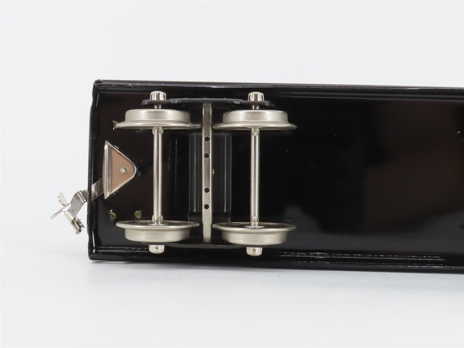 Standard Gauge MTH Tinplate 10-1084 Mojave Dump Car w/ Brass Trim #18