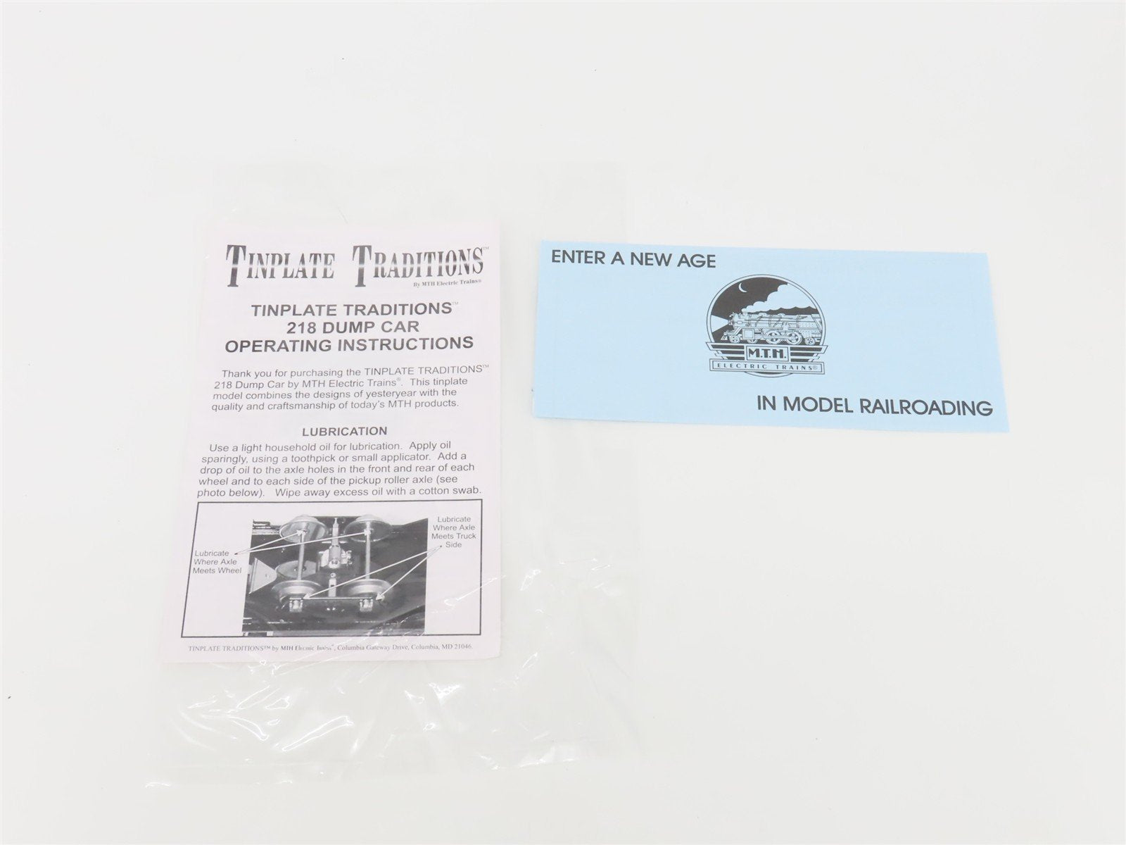 Standard Gauge MTH Tinplate 10-1084 Mojave Dump Car w/ Brass Trim #18